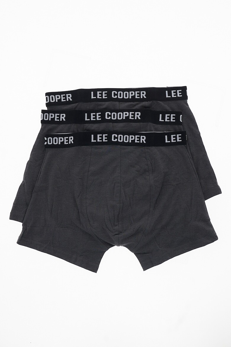 

Боксеры с хлопком - 3 пары Lee Cooper, серый