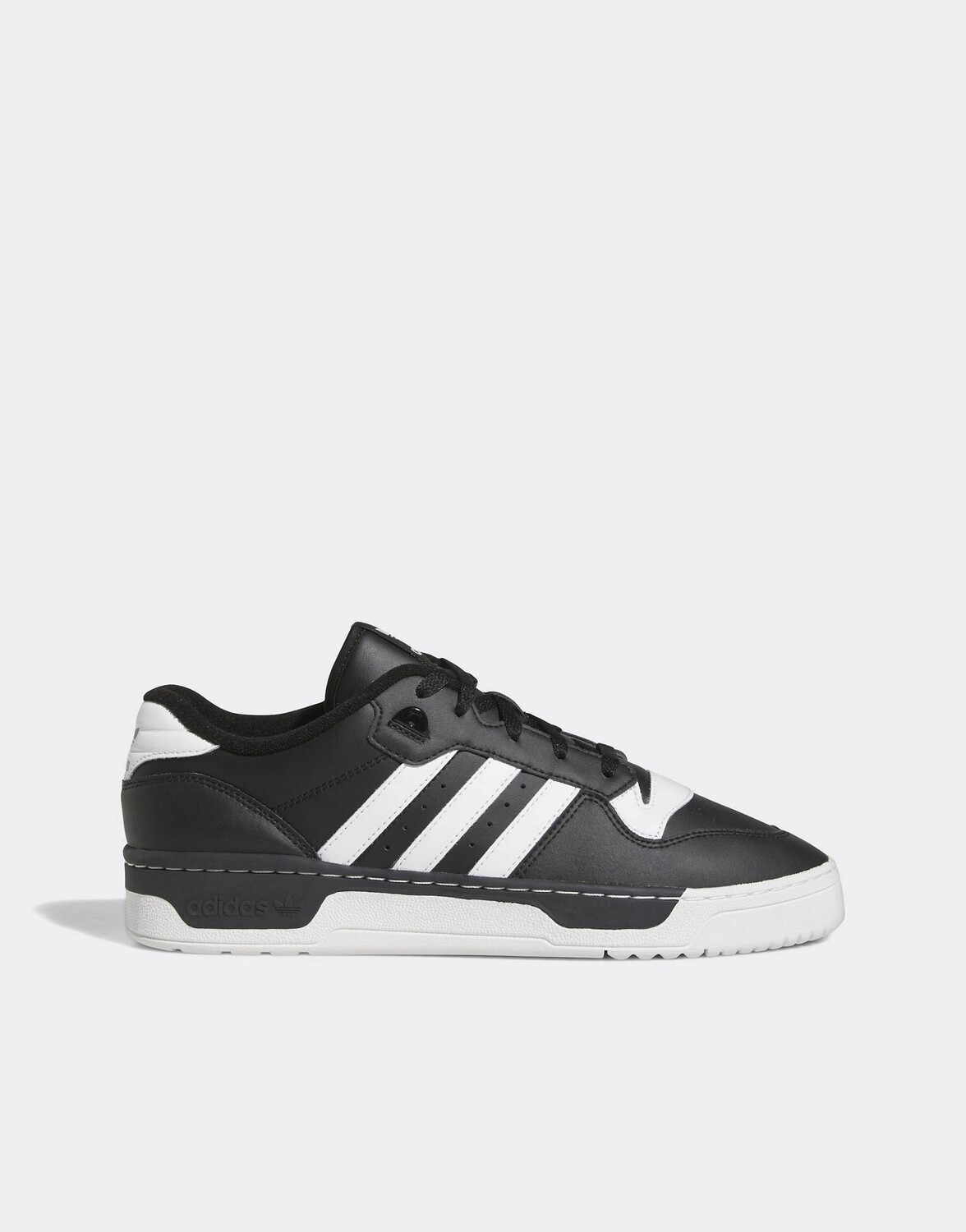 

Черно-белые низкие кеды adidas Originals Rivalry