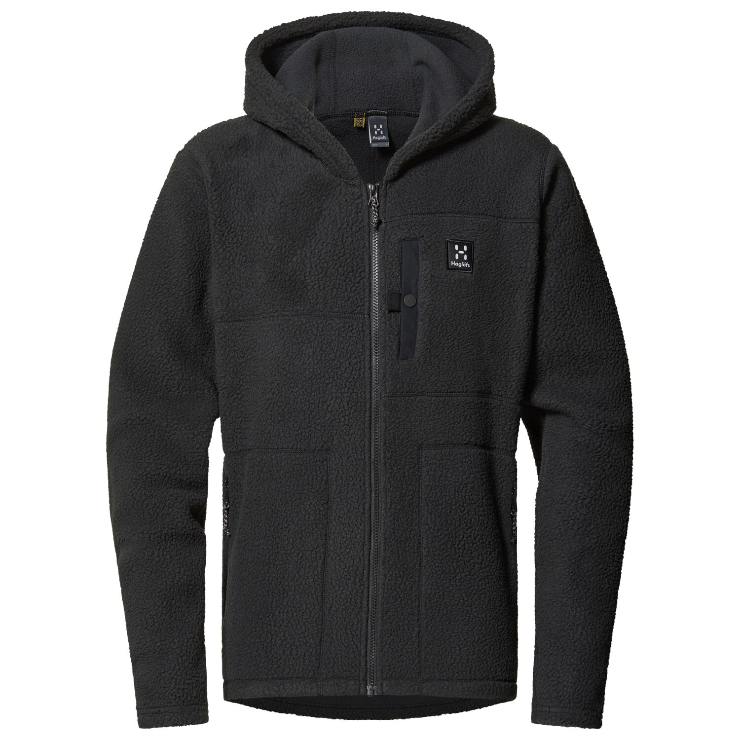 

Флисовая жилетка Haglöfs Malung Pile Hood, цвет True Black