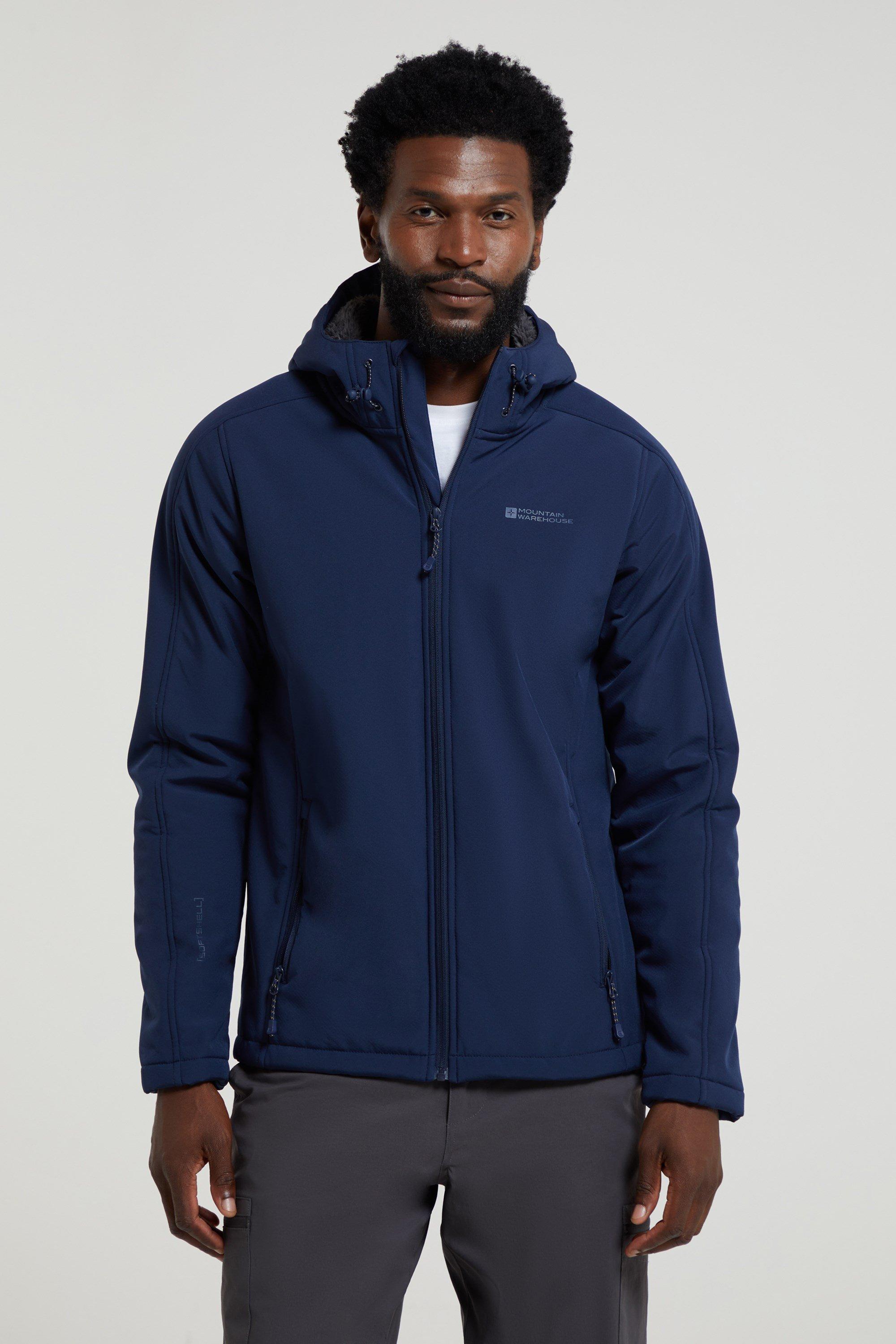 Куртка из софтшелла Arctic II, водостойкий свитер от дождя Mountain Warehouse, синий верхняя одежда sherysheff куртка softshell геометрия в19044