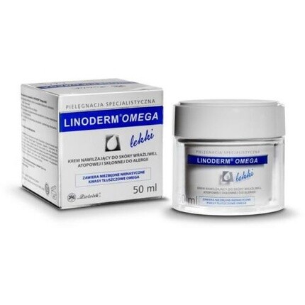

Linoderm Omega Light Cream 50мл для сухой, чувствительной и аллергической кожи, Cosmelogia