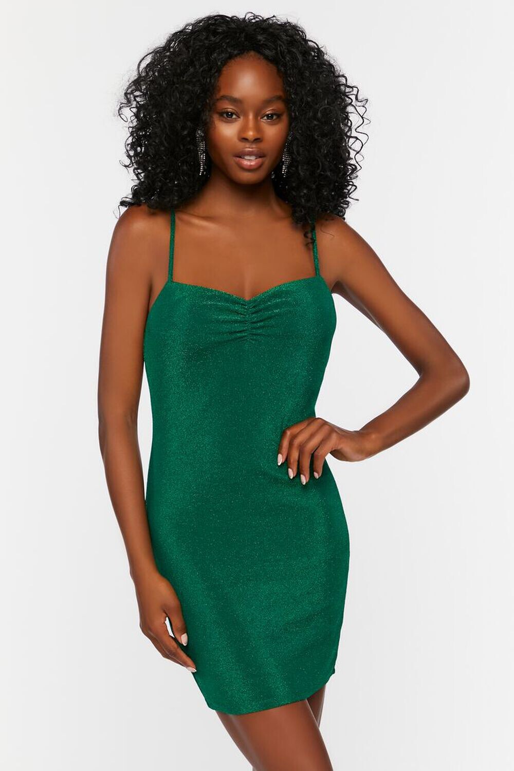 

Трикотажное мини-платье с блестками Forever 21