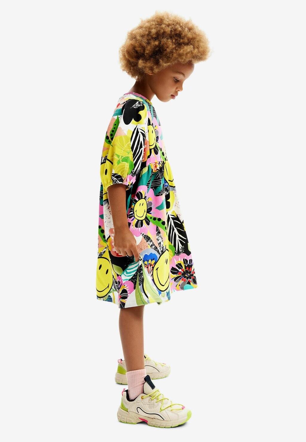 

Платье из джерси Smiley Desigual, желтый
