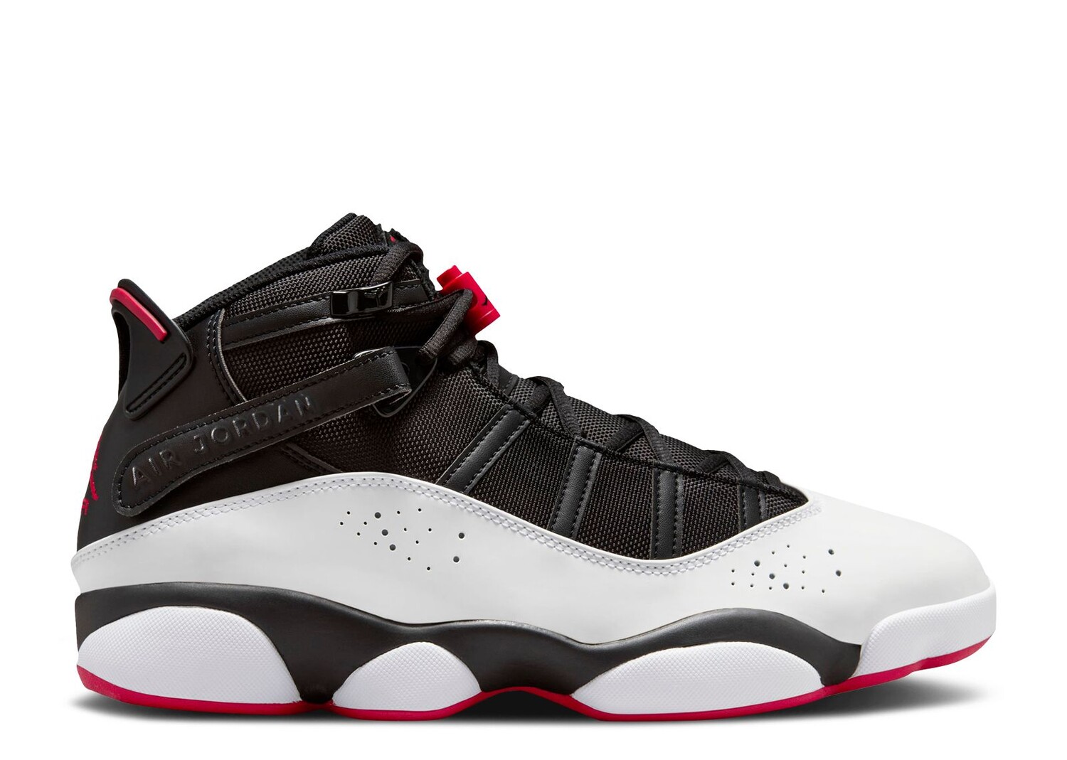 

Кроссовки Air Jordan Jordan 6 Rings 'Black Varsity Red', черный