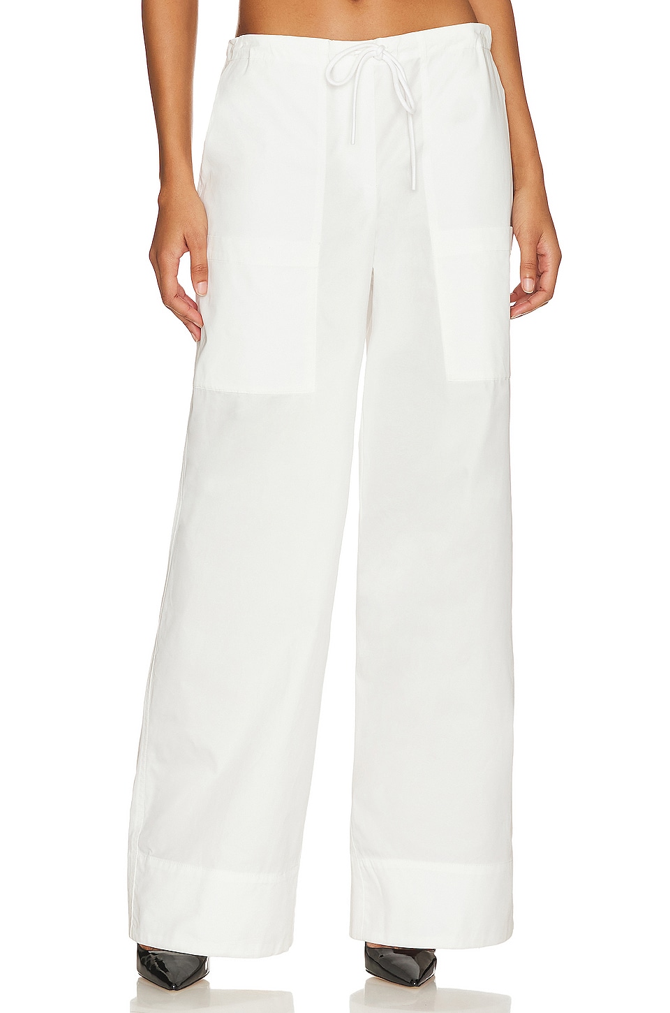 

Брюки L'Academie x Maggie MacDonald Norga Drawstring, цвет Bright White