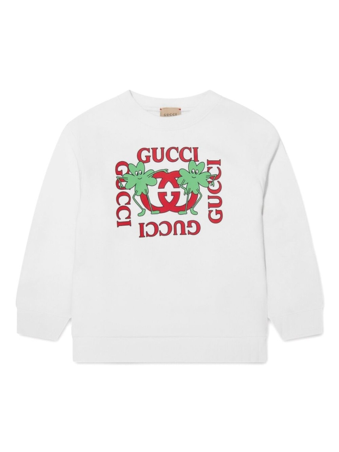 

Gucci Kids толстовка с логотипом, белый