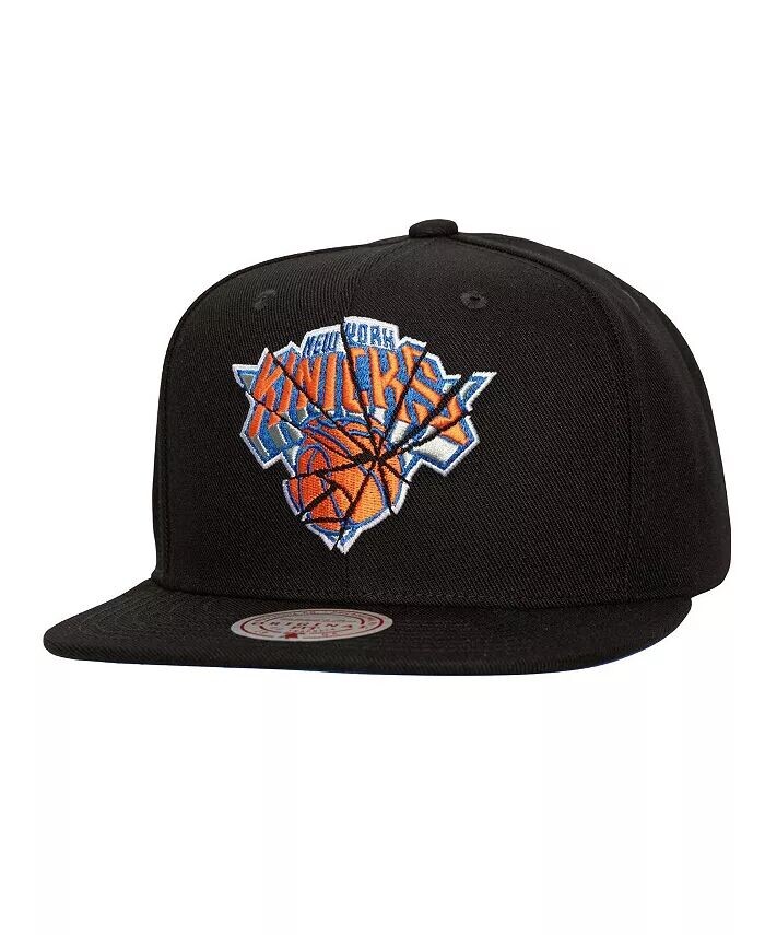

Мужская черная кепка New York Knicks Shattered Snapback Mitchell & Ness, черный