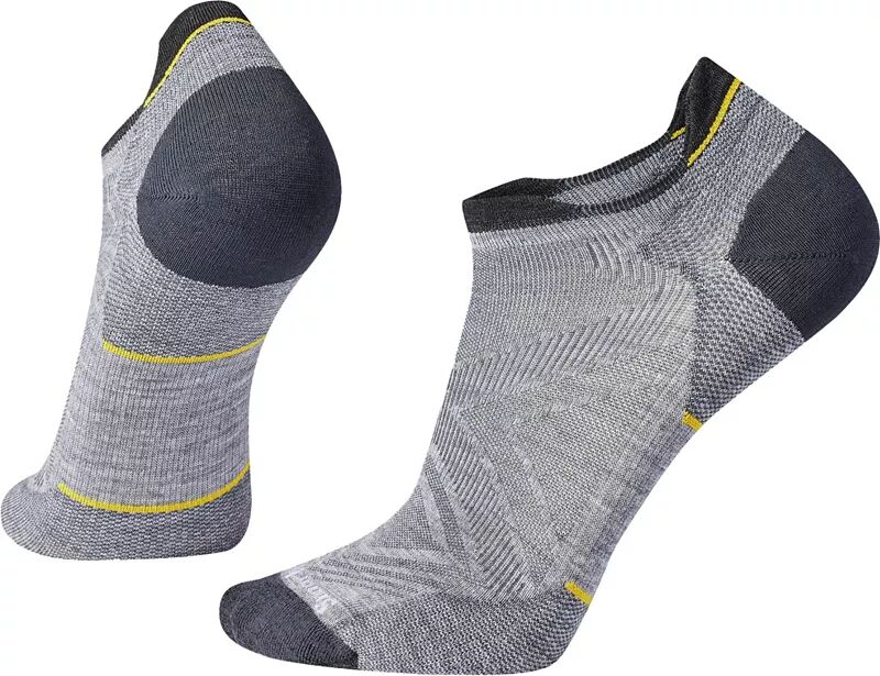 Носки Smartwool Run Zero Cushion с низкой лодыжкой, светло-серый