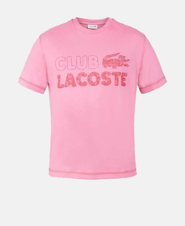 

Футболка Lacoste, розовый