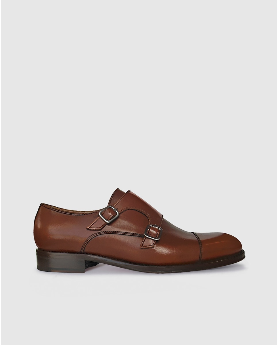 Мужские коричневые кожаные туфли Bluchers Leyva, коричневый туфли zara formal monk shoes черный