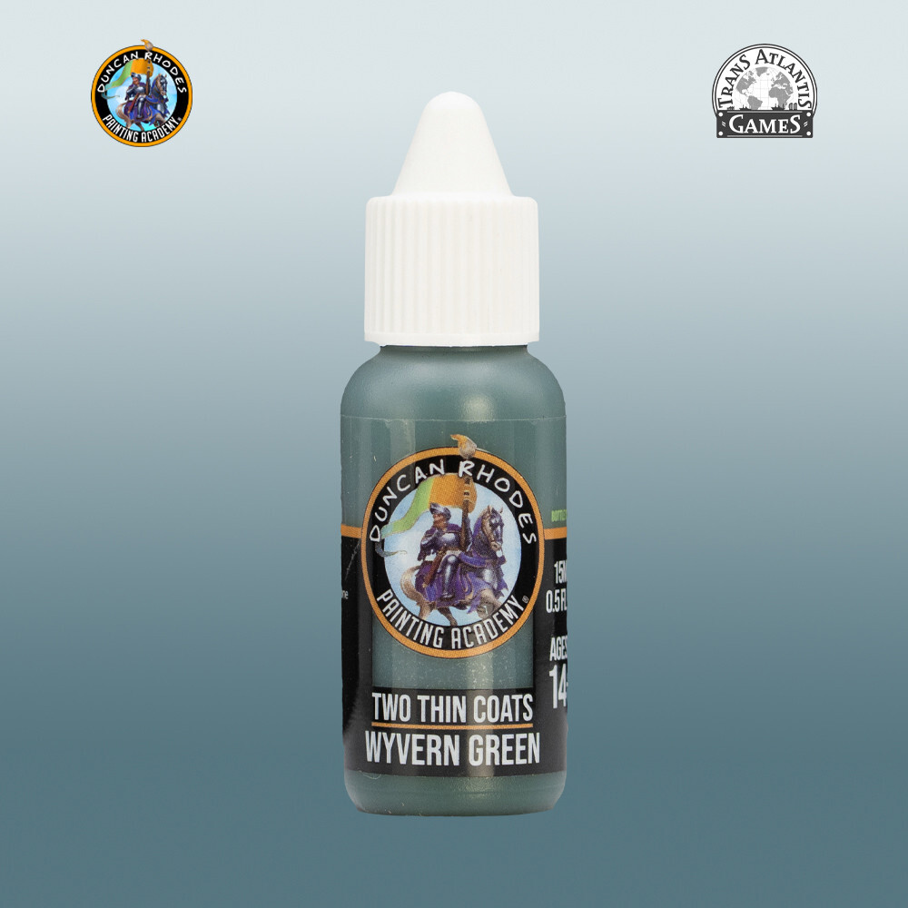

Аксессуары Duncan Rhodes Painting Academy Two Thin Coats: Wyvern Green (15ml)