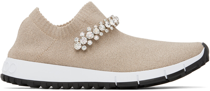 

Серо-коричневые кроссовки Verona Jimmy Choo