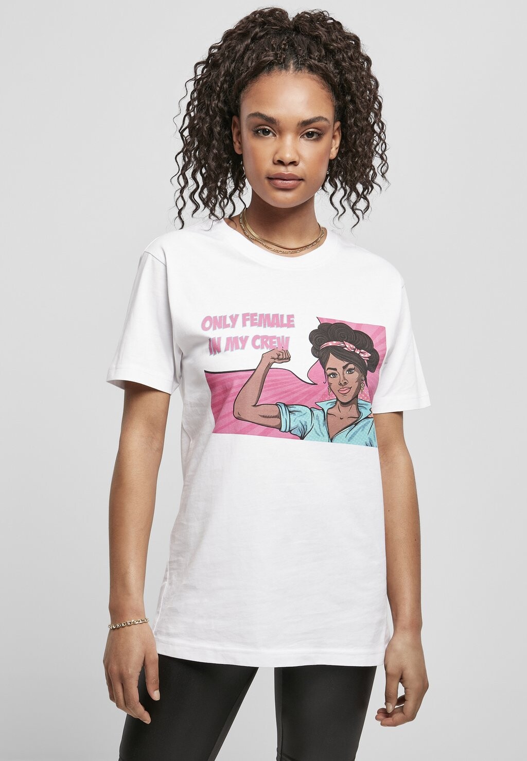 

Футболка с принтом Damen Mister Tee, белый