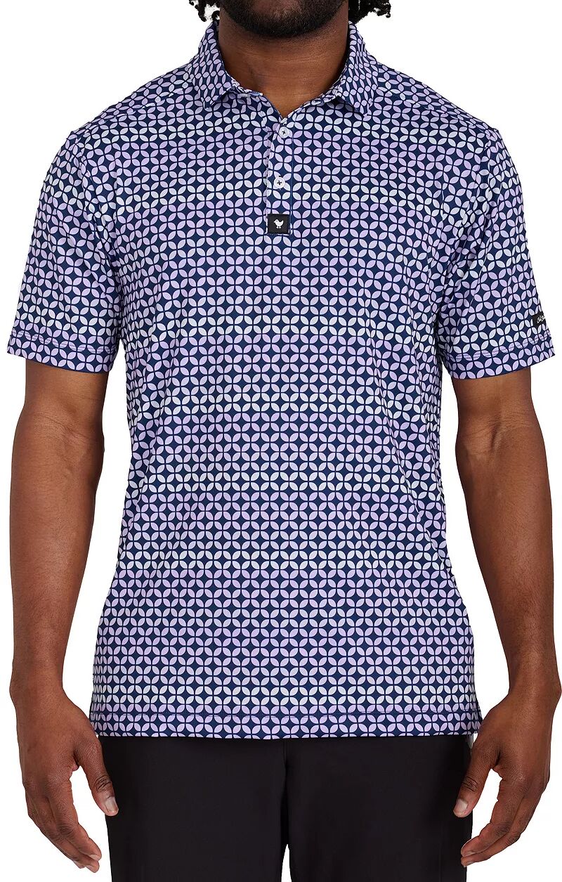 Мужская рубашка-поло для гольфа Bad Birdie фиолетового цвета, фиолетовый