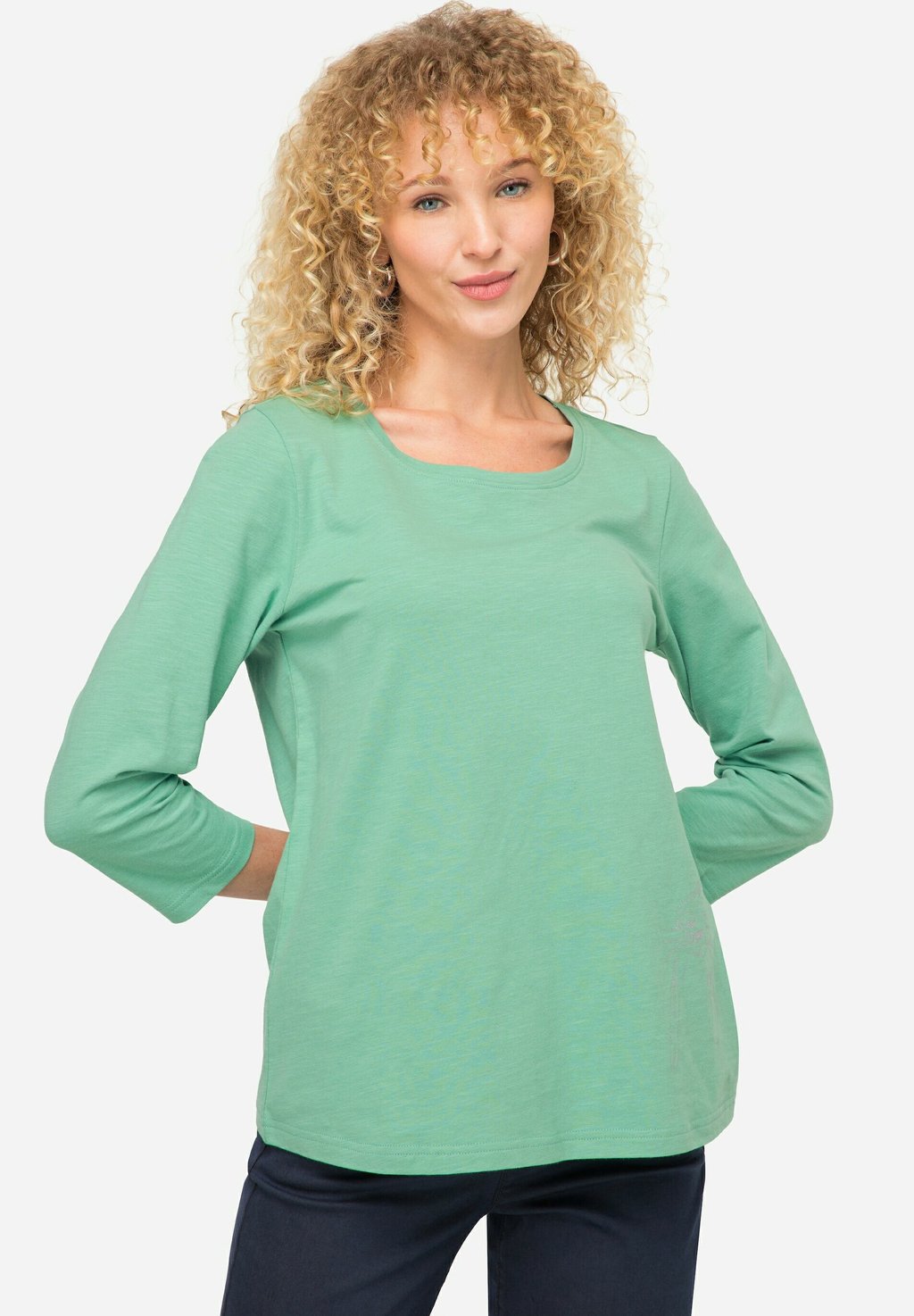 цена Рубашка с длинными рукавами RUNDHALS 3/4 OEKO LAURASØN, цвет mint green