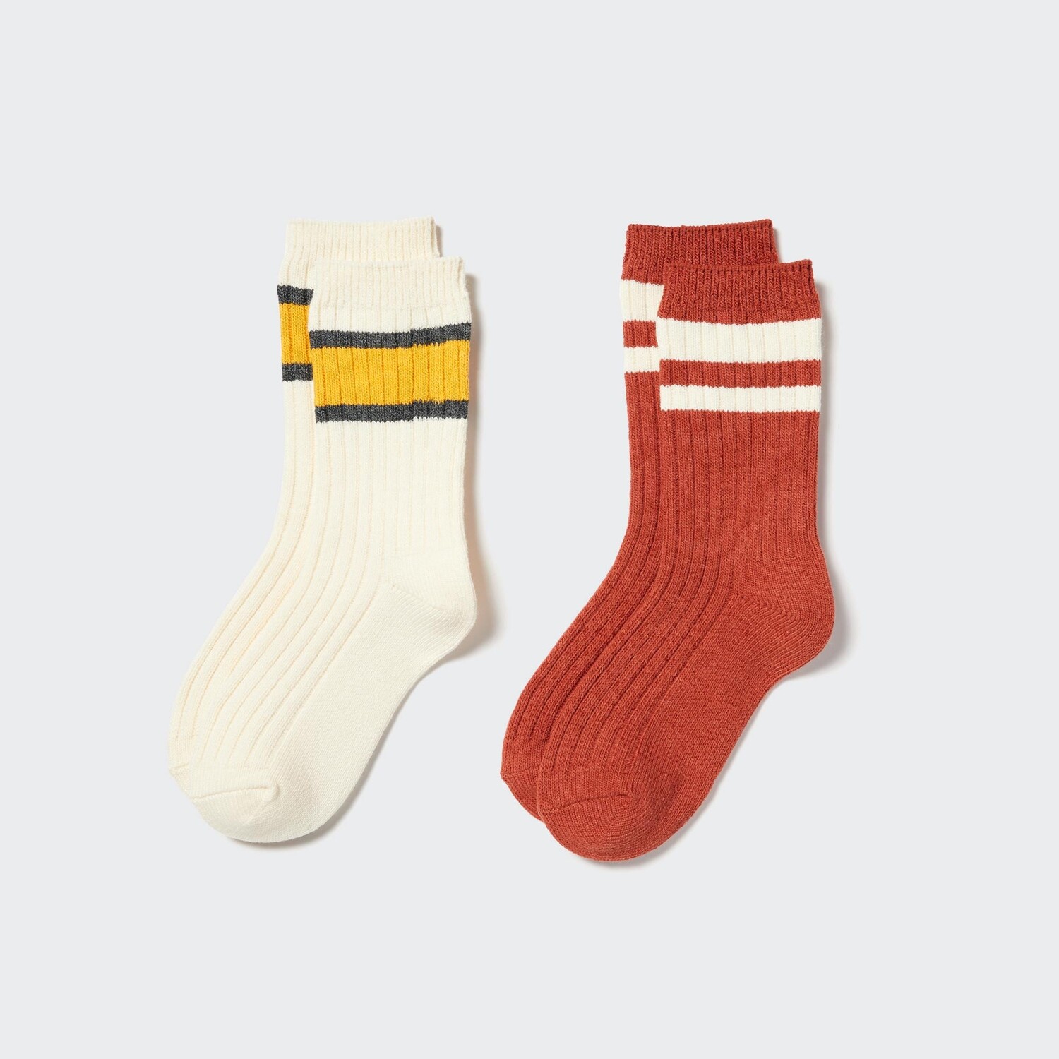 

Детские термоноски HEATTECH (две пары) Uniqlo, кремовый