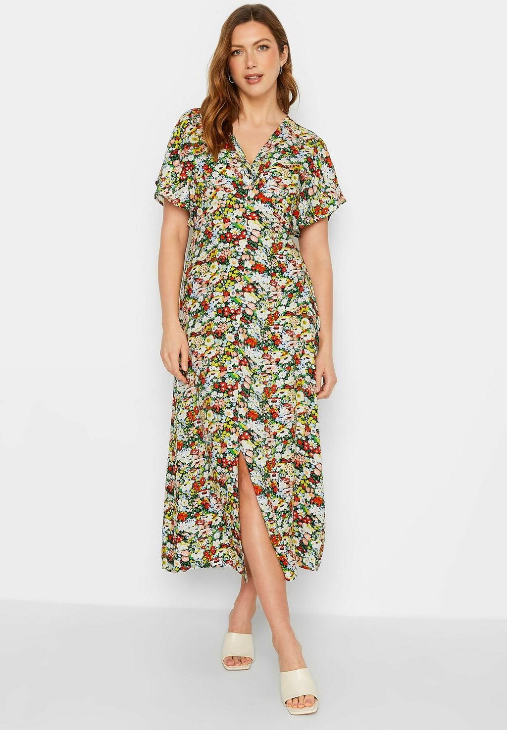 

Дневное платье FLORAL PRINT SPLIT Long Tall Sally, цвет yellow