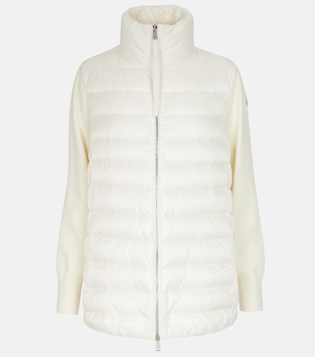 

Шерсть и пуховик MONCLER, белый