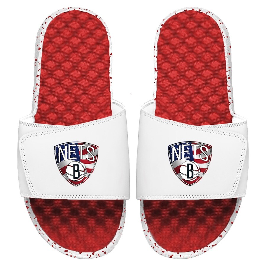 

Шлепанцы ISlide Brooklyn Nets, красный