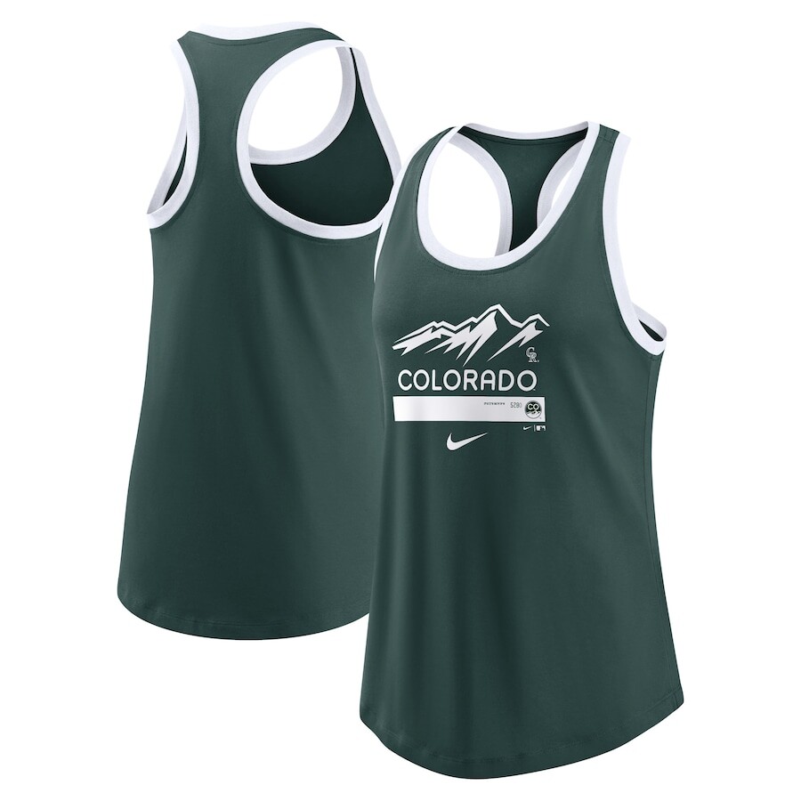 

Топ Nike Colorado Rockies, зеленый