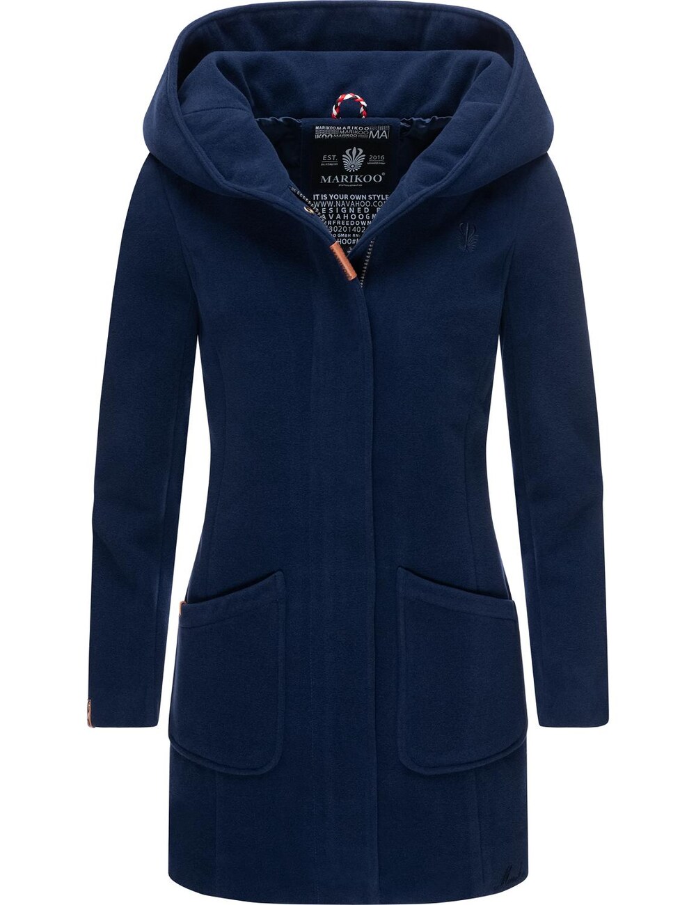 Зимнее пальто Marikoo Maikoo, темно-синий