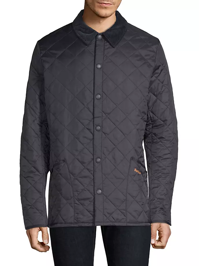 жилет liddesdale для мальчиков barbour темно синий Стеганая куртка Barbour Heritage Liddesdale Barbour, синий