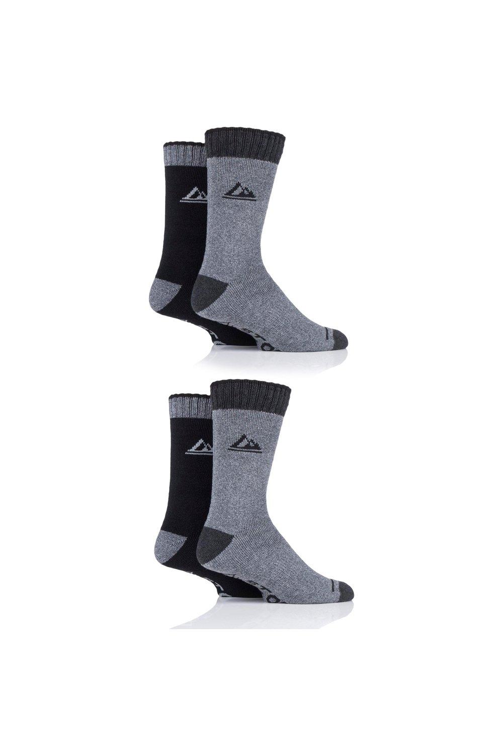4 пары носков Performance Boot SOCKSHOP Storm Bloc, серый утеплители для ног игро beauty махровые 1 пар
