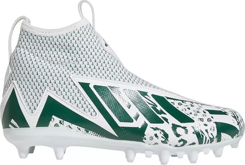 

Детские футбольные бутсы Adidas Freak Spark 23 Mismatch Mid, белый/зеленый