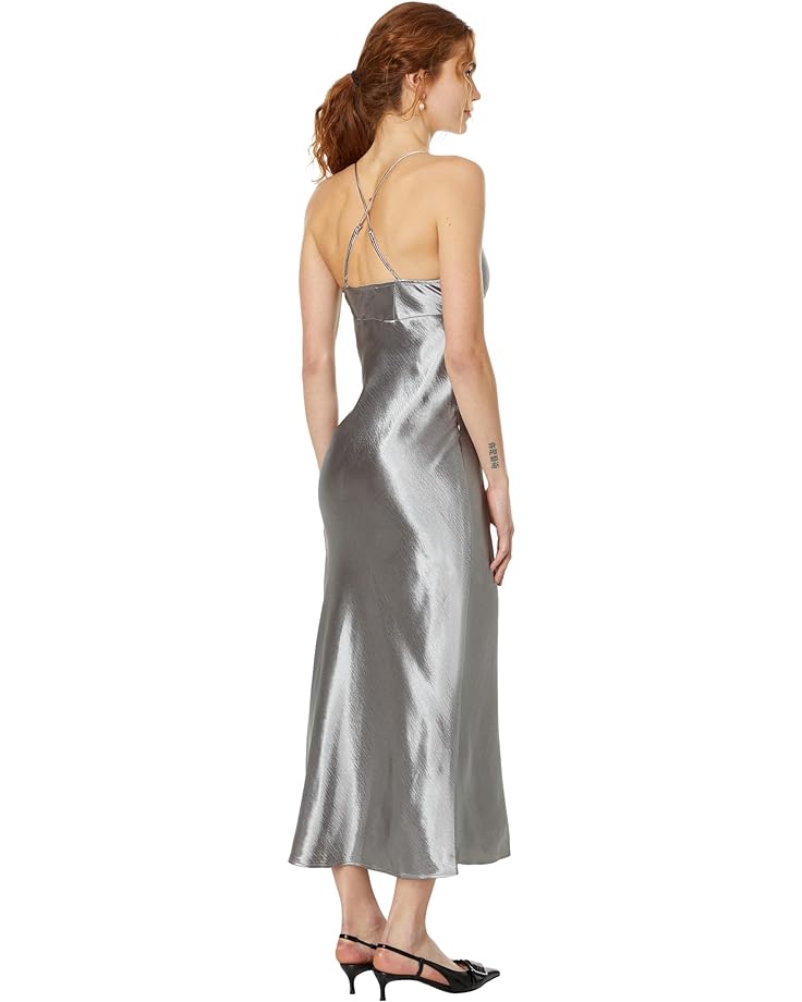 цена Платье Madewell The Layton Midi Slip Dress, цвет Metallic Recycled Satin