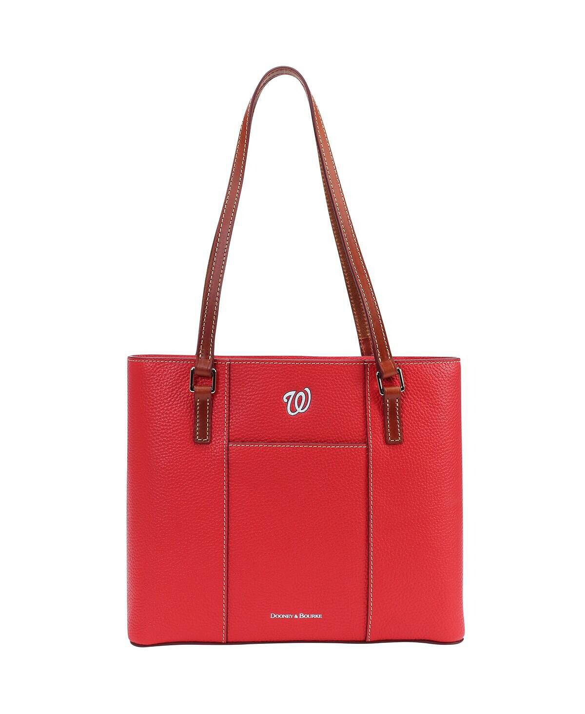 

Женская сумка-шоппер Washington Nationals Pebble Lexington Dooney & Bourke, красный