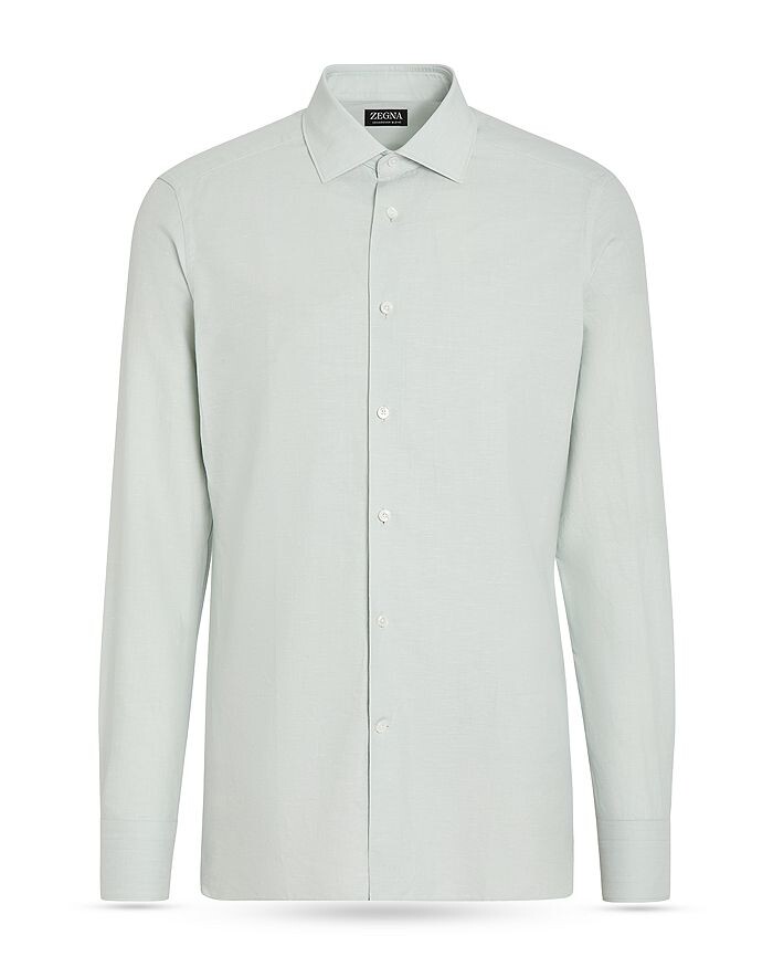 

Рубашка из смесового хлопка с перекрестными ремешками Zegna