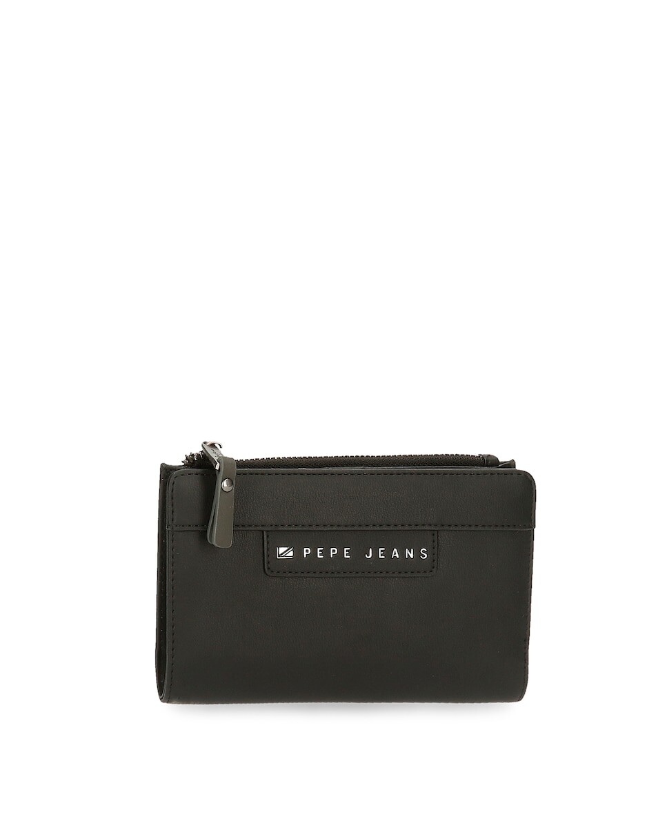 

Женский кошелек Black Piere с визитницей Pepe Jeans, черный