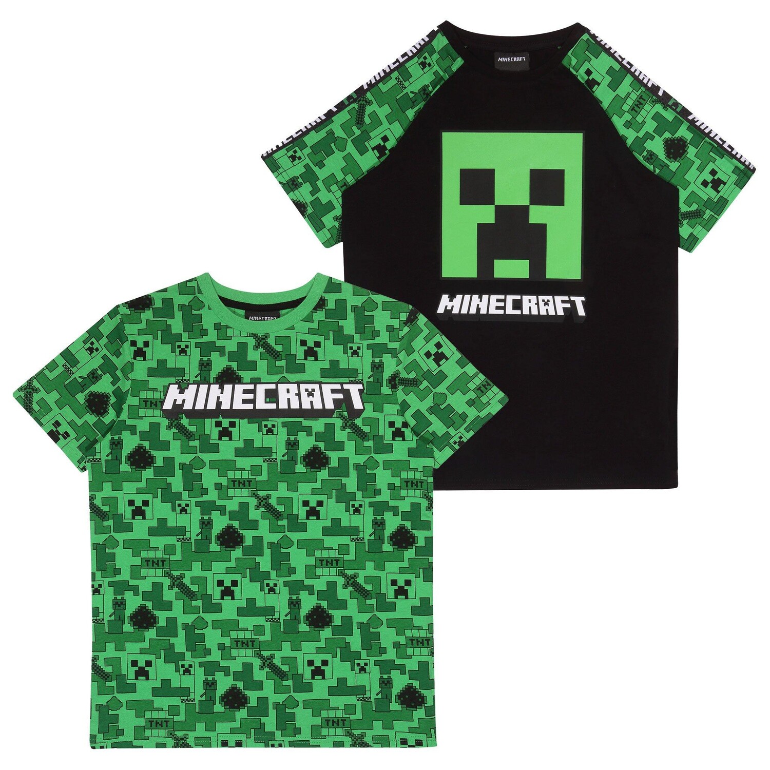

Двойной комплект футболок «Космическая администрация» Minecraft, зеленый