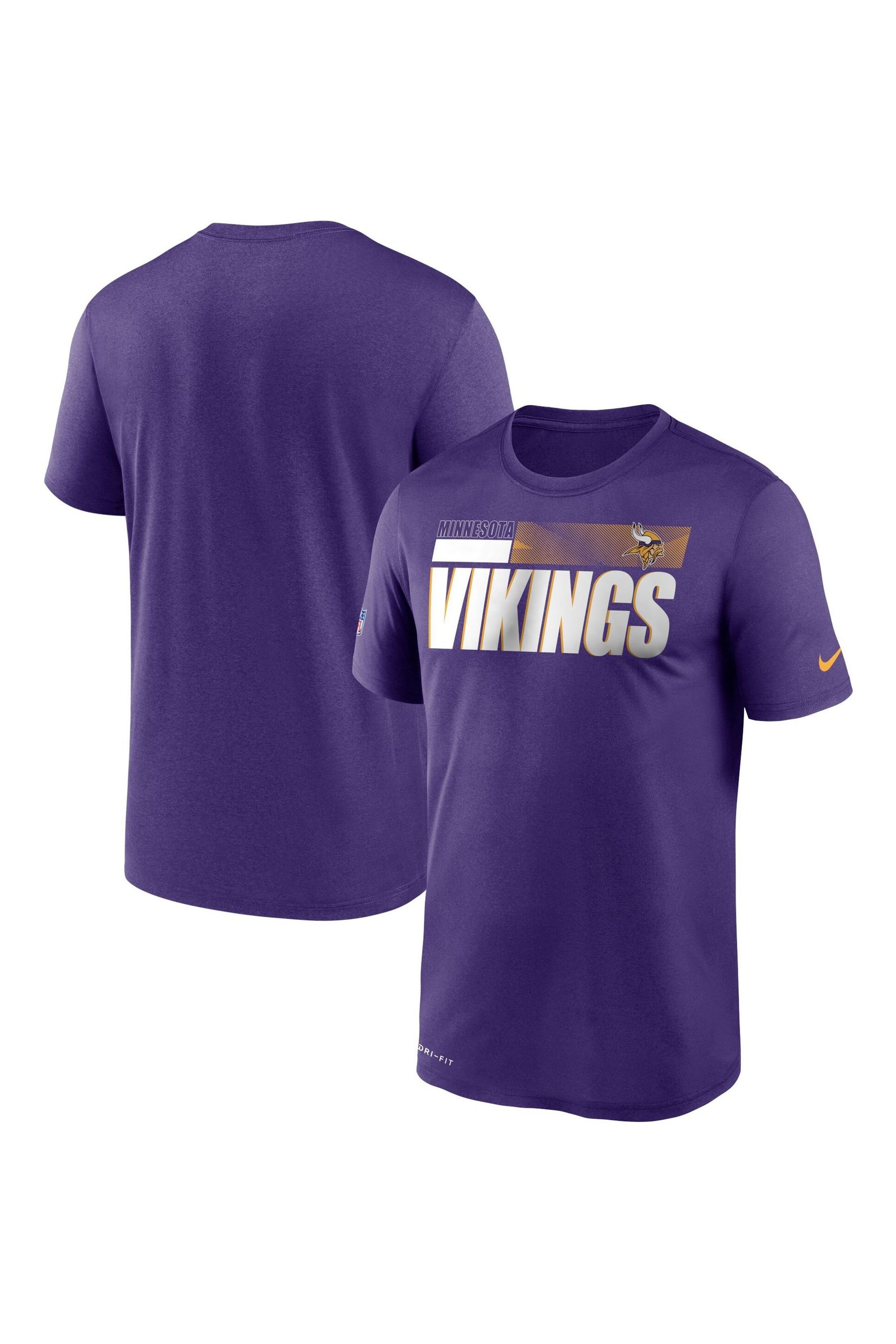 

Футболка Nike Legend Fanatics Minnesota Vikings Nike, фиолетовый