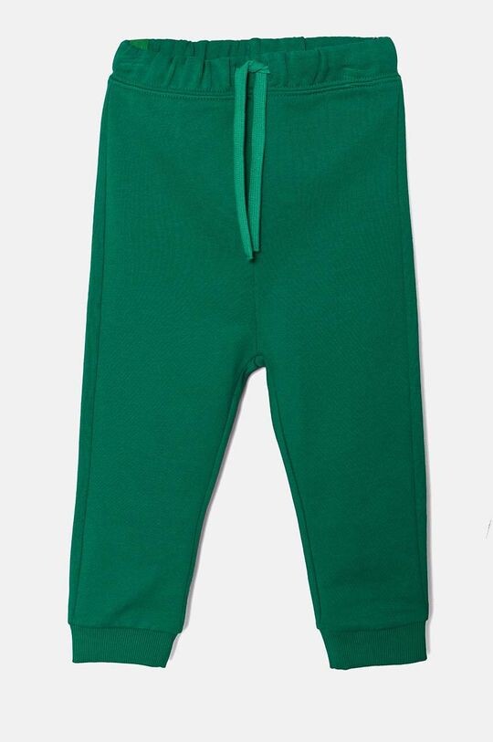 

Детские хлопковые спортивные штаны United Colors of Benetton, зеленый
