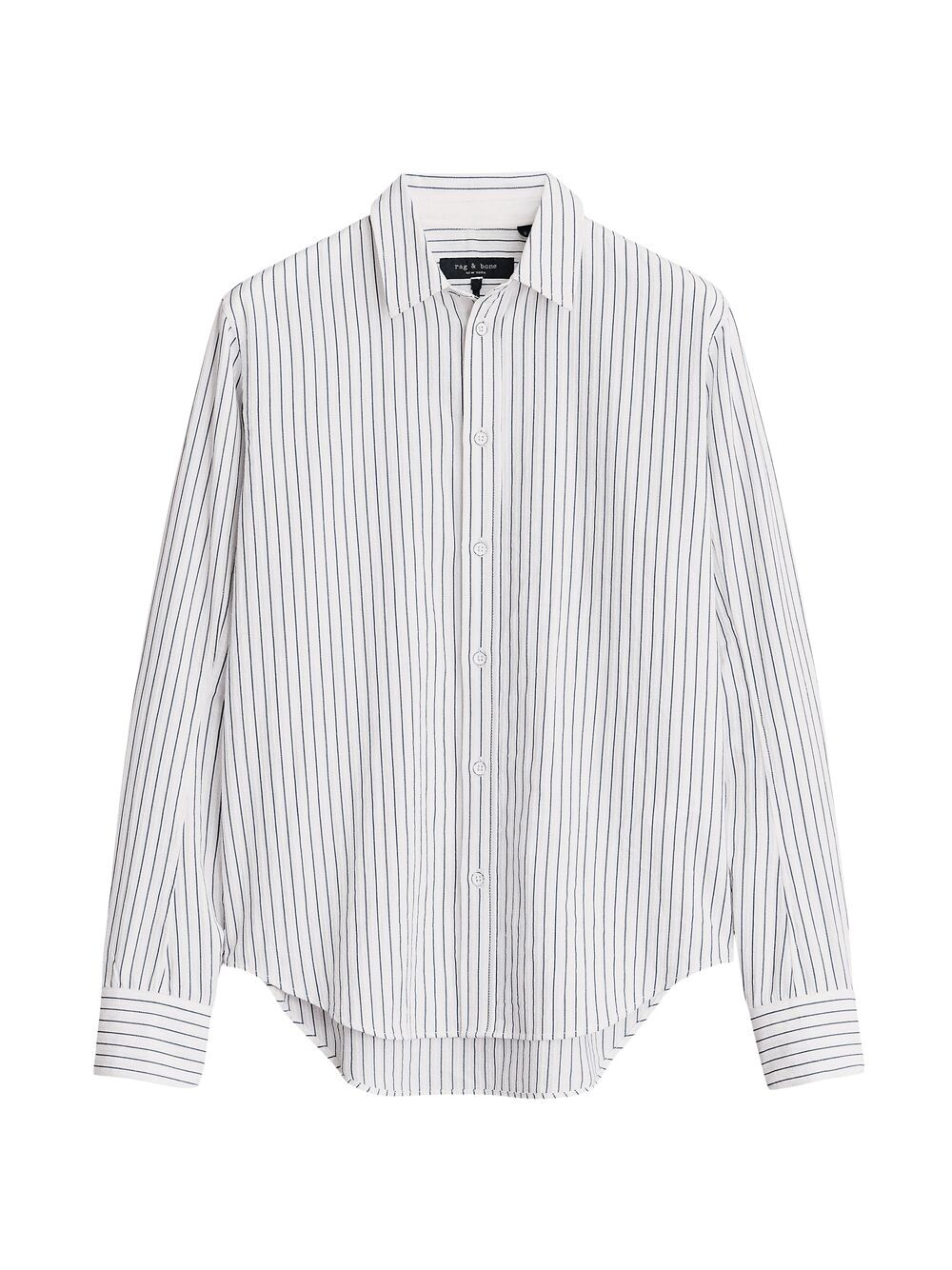 

Рубашка в полоску Fit 2 rag & bone, белый