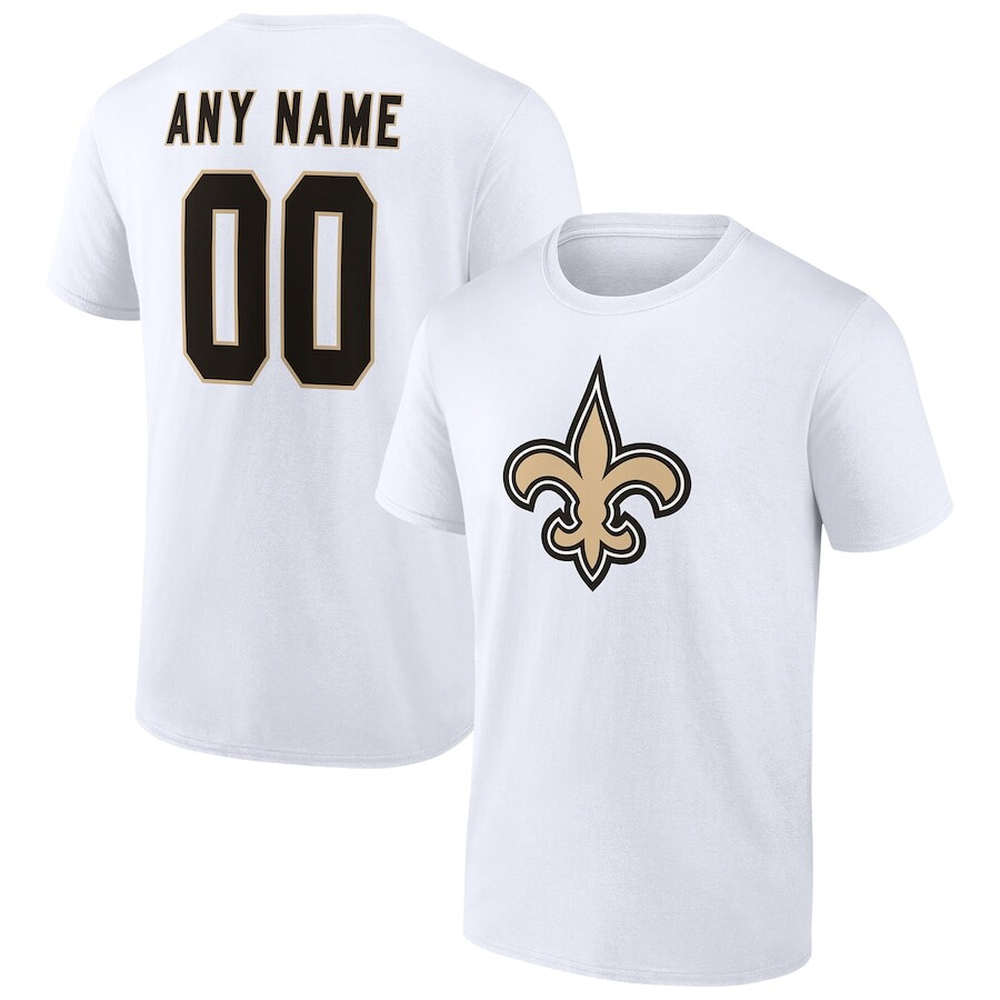 

Футболка с коротким рукавом Fanatics Branded New Orleans Saints, белый