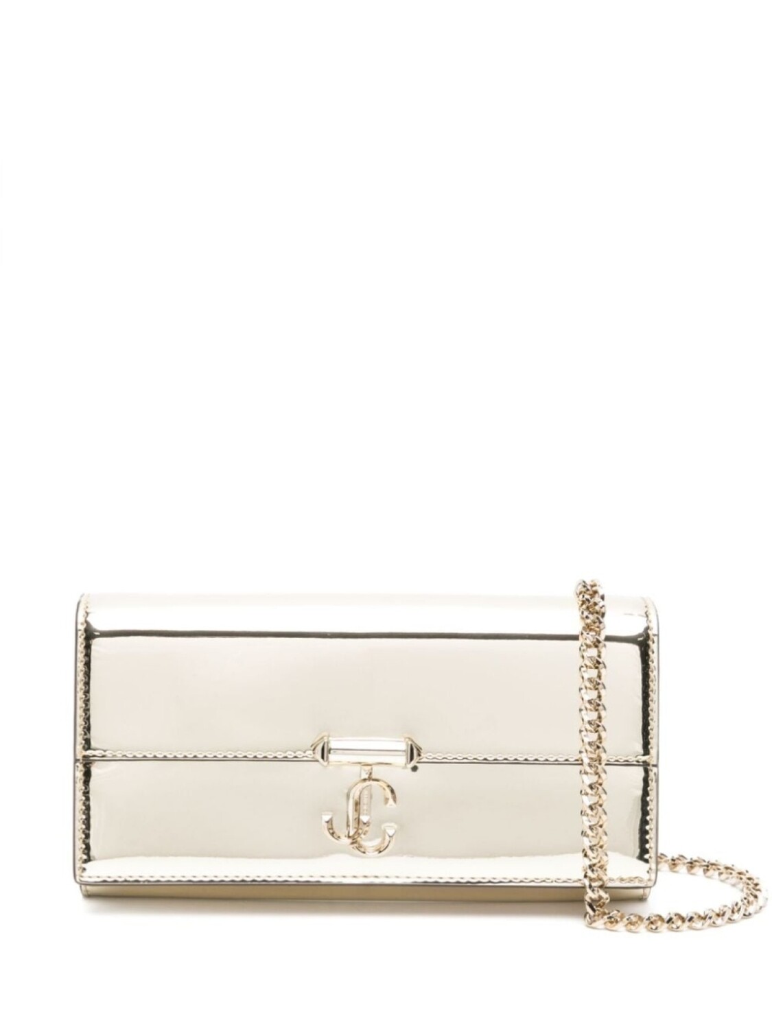

Jimmy Choo лакированная сумка через плечо Avenue, золотистый