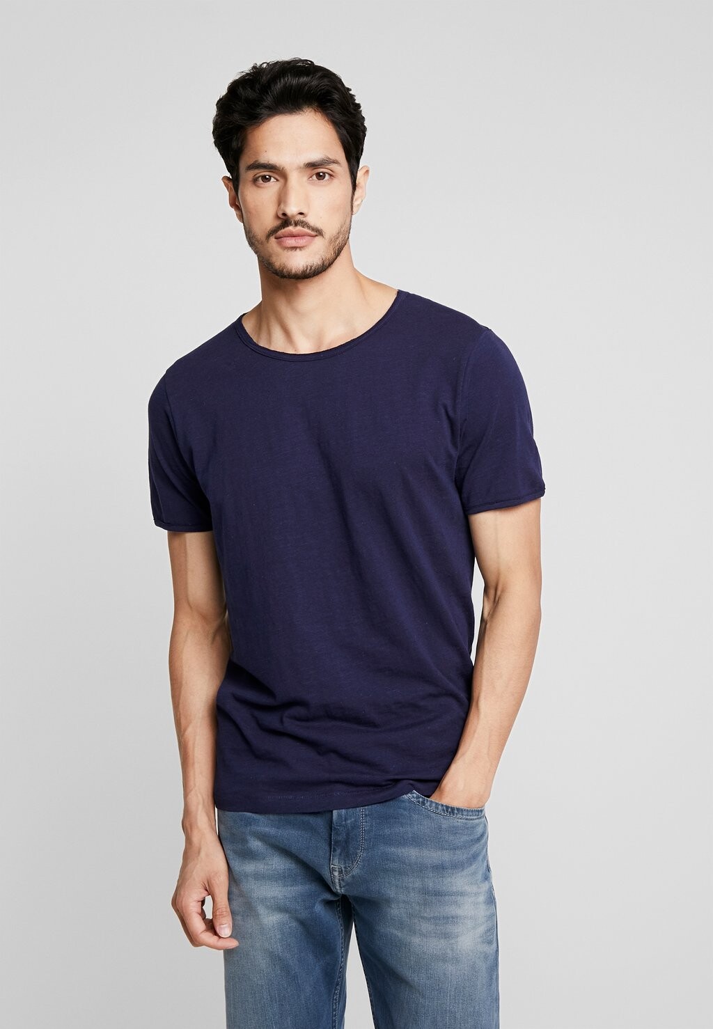 Базовая футболка SLHMORGAN SS O-NECK TEE W NOOS Selected Homme, цвет maritime blue