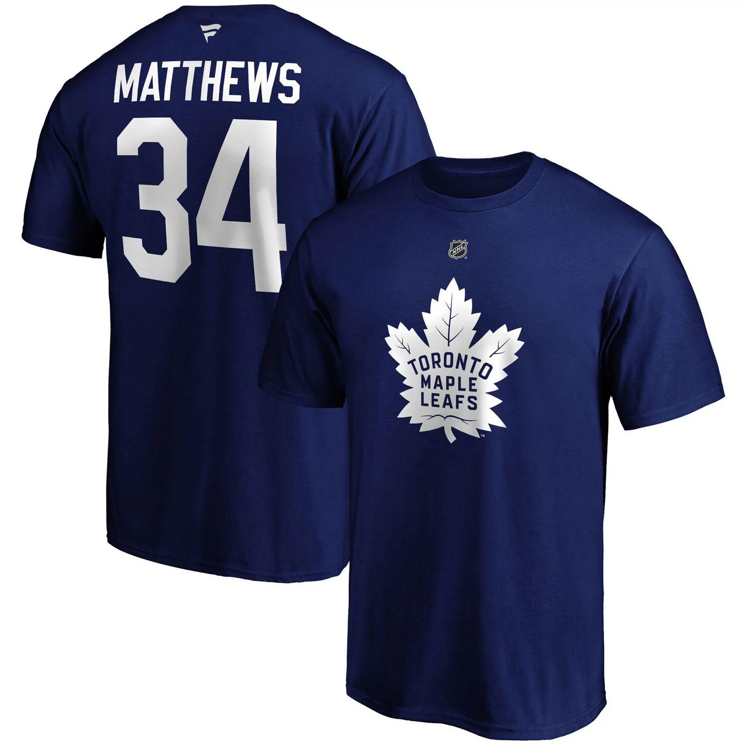мужская фирменная футболка auston matthews blue toronto maple leafs big and tall с именем и номером fanatics синий Мужская синяя футболка с логотипом Auston Matthews Toronto Maple Leafs Big & Tall с именем и номером Fanatics