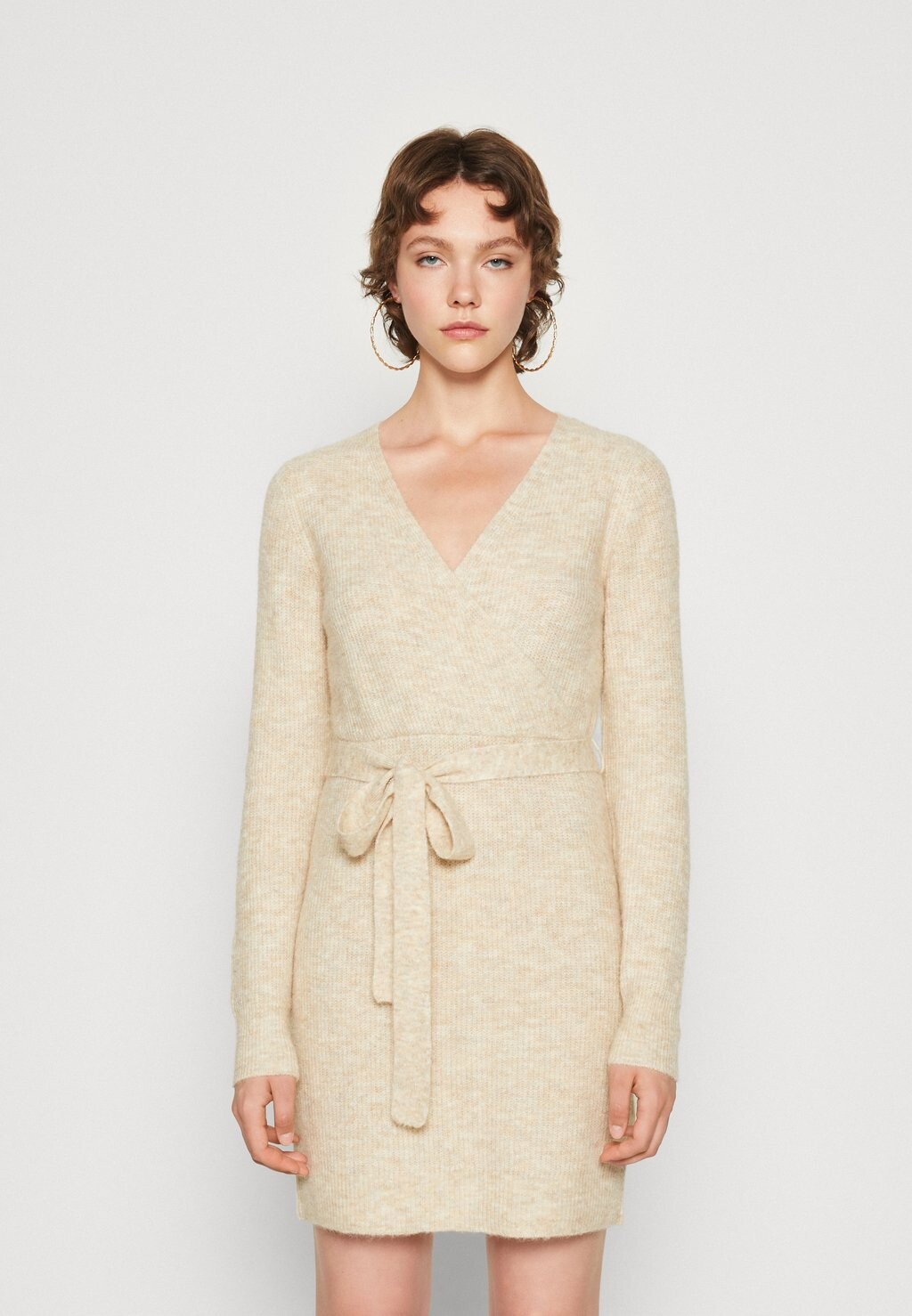 

Платье Pieces ELLEN WRAP NOOS BC, цвет white pepper
