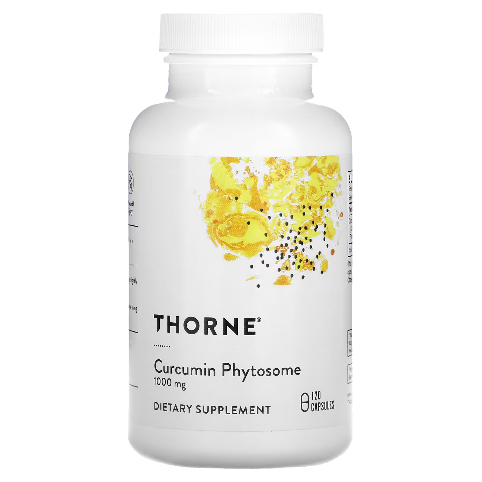 Фитосомы куркумина 1000 мг 120 капсул Thorne фитосомы зеленого чая thorne 60 капсул
