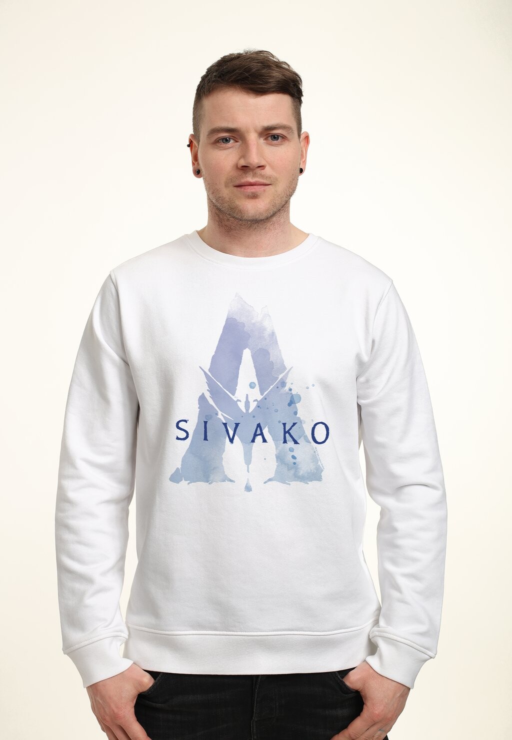 

Толстовка AVATAR 1 SIVAKO BADGE Henry Tiger, белый