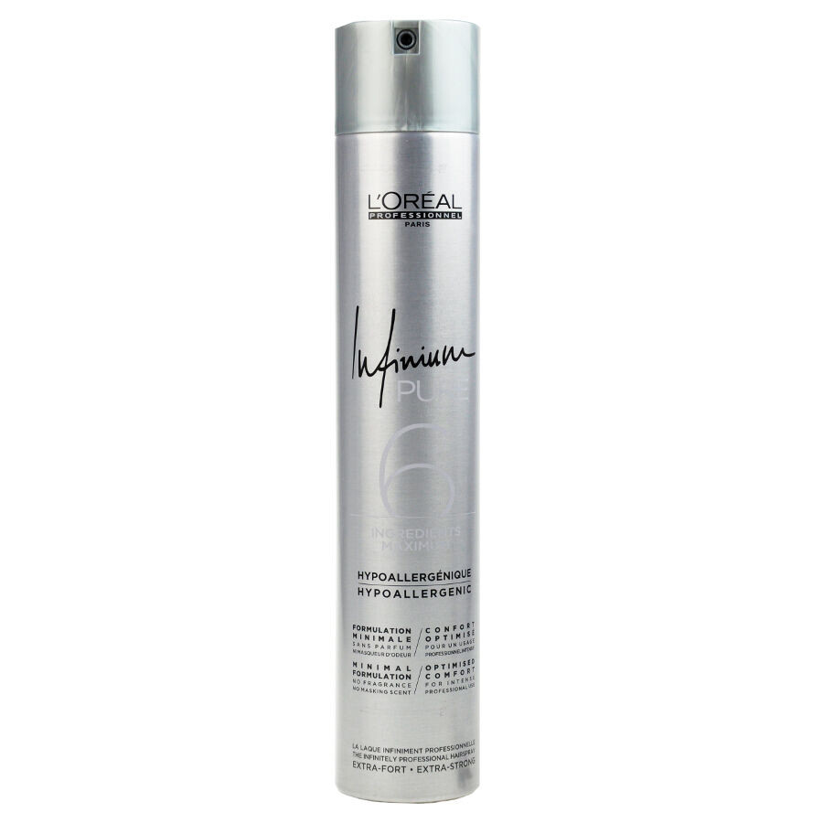 

Очень сильный лак для волос без запаха L'Oréal Professionnel Infinium Pure Extra Strong, 500 мл