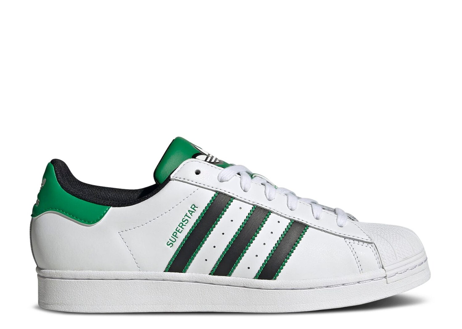 

Кроссовки adidas Superstar 'White Black Green', белый