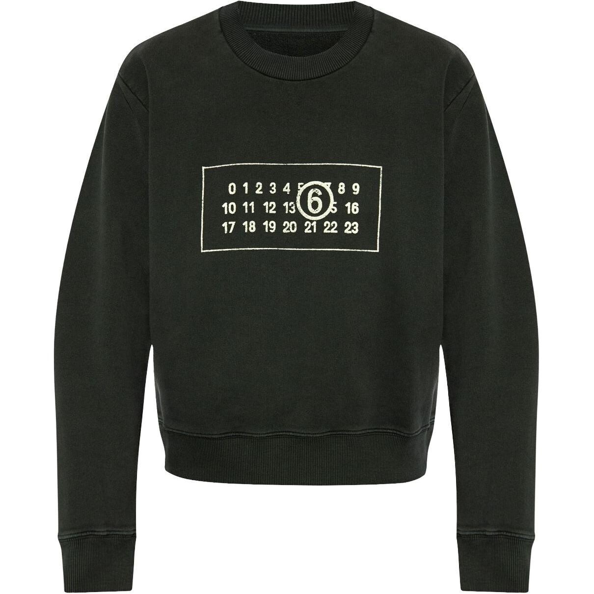

Толстовка женская черная Mm6 Maison Margiela