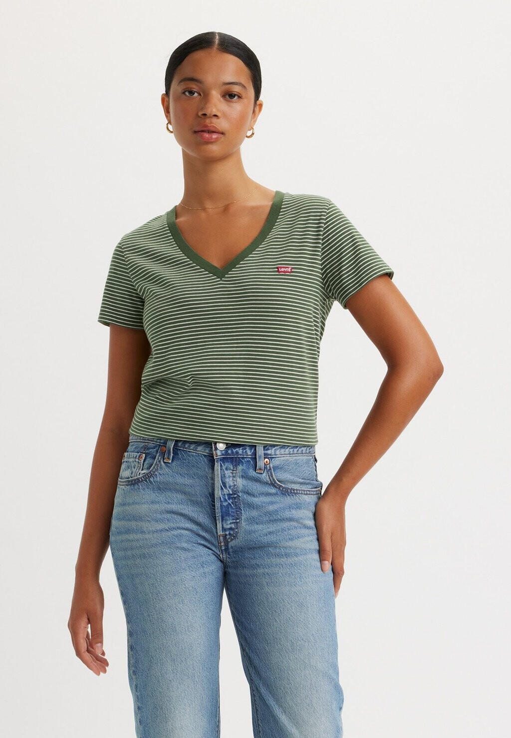 

Футболка с принтом Levi's PERFECT VNECK, Аннализ Шварцвальд