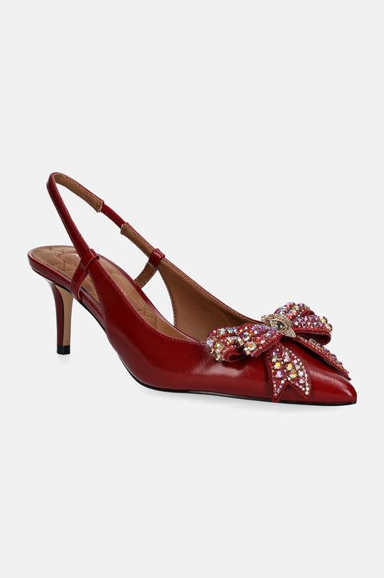 

Кожаные туфли на высоком каблуке Belgravia с бантиком Kurt Geiger London, красный