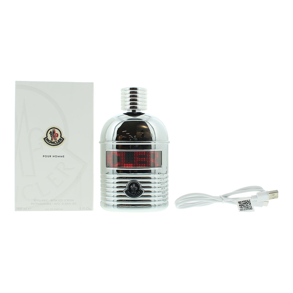 Духи Moncler pour homme refilable with led screen eau de parfum Moncler, 150 мл