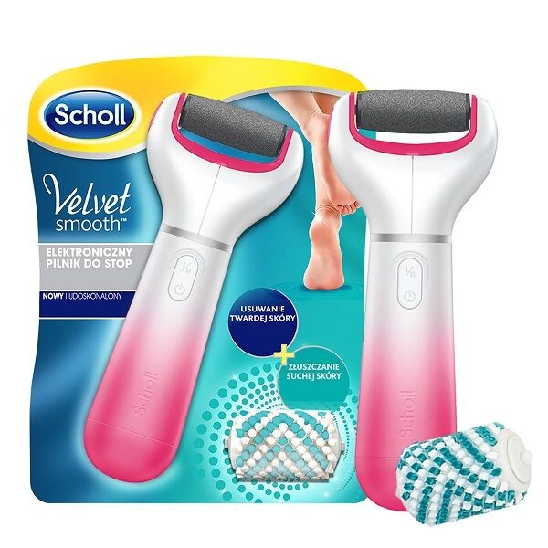 

Scholl Velvet Smooth Różowy электронный фут-файл, 1 шт.